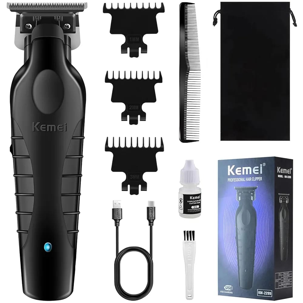 ماكينة حلاقة Kemei KM-2299 – احترافية ببطارية تدوم 3 ساعات