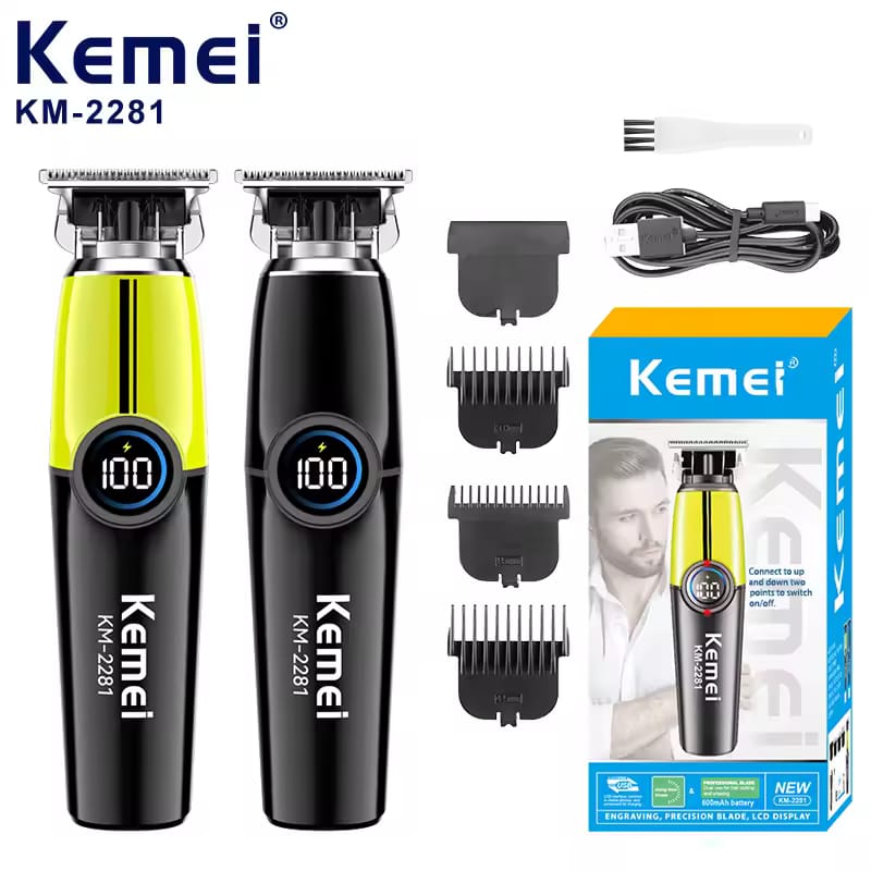 Kemei KM-2281 USB Rechargeable Hair Trimmer