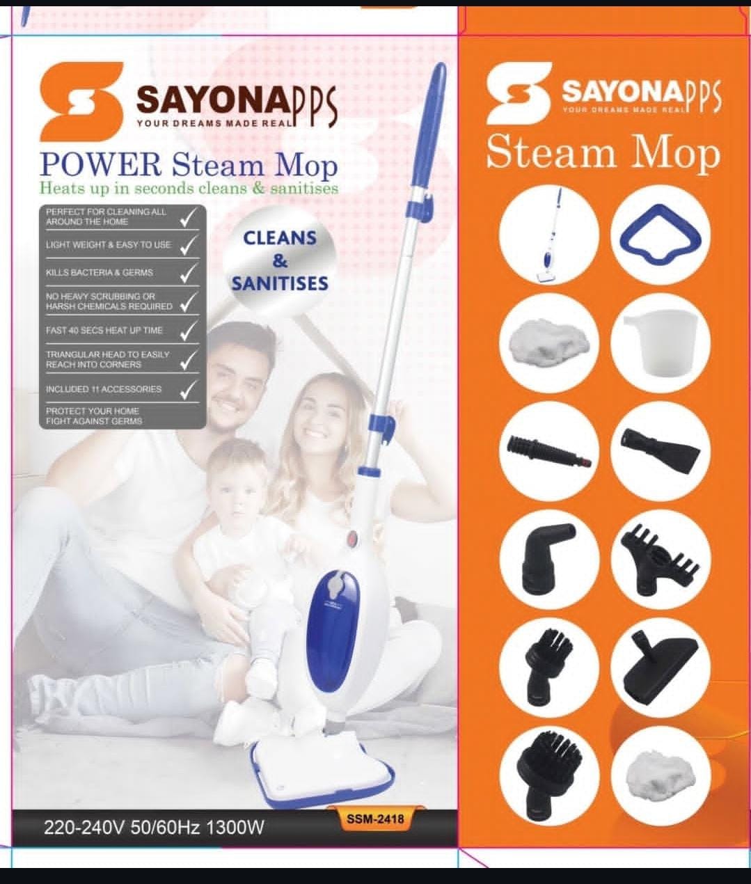 Sayona X10 Steam Cleaner - 1300 Watts