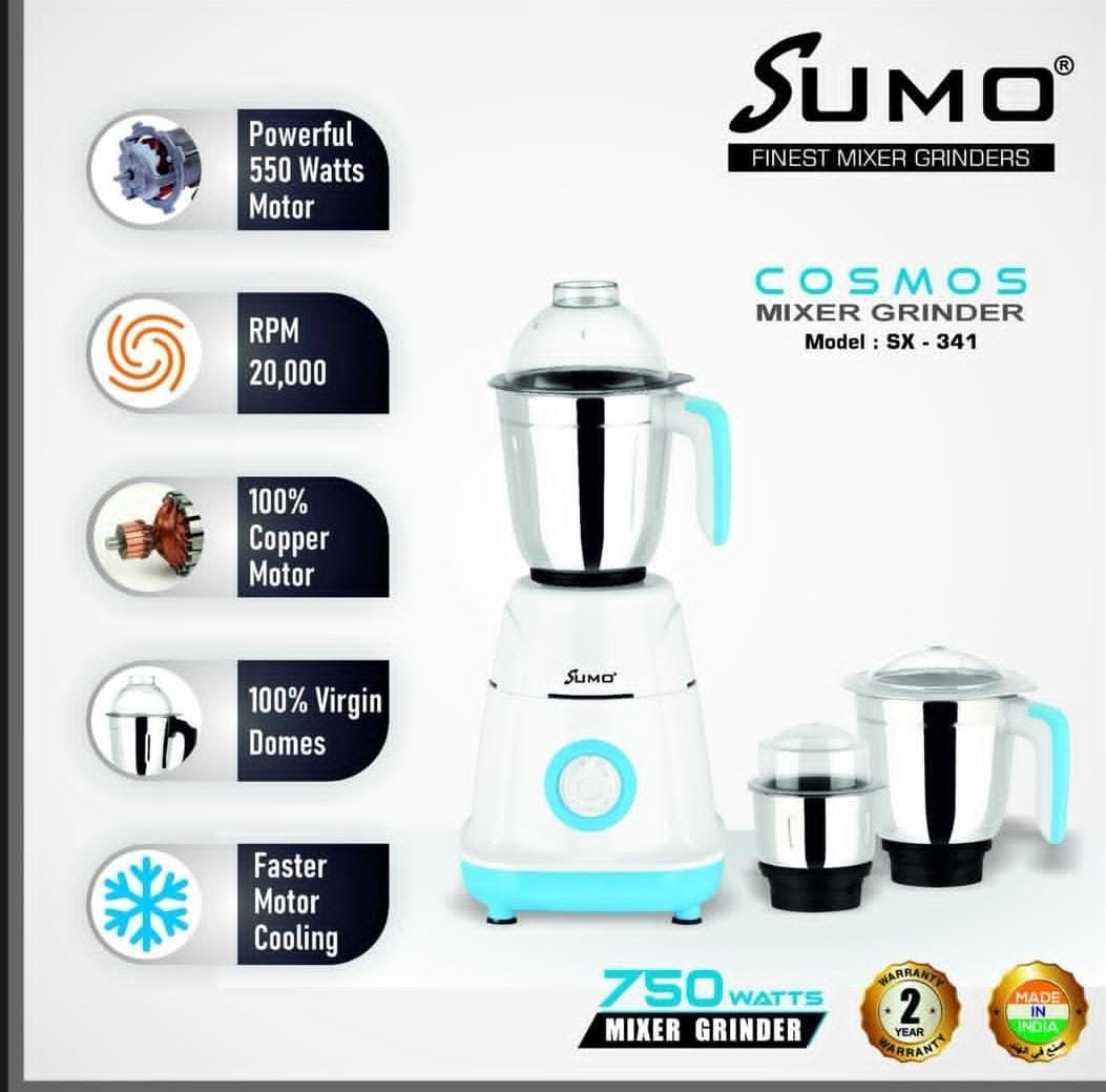 خلاط ومطحنة سومو 550 واط كوزموس موديل SX-341.