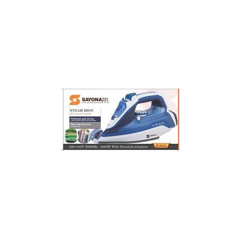 Sayona steam iron.
