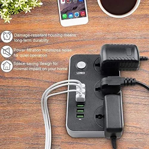 وصلة و مشترك كهربائي مقبس ٦ usb يونيفرسال