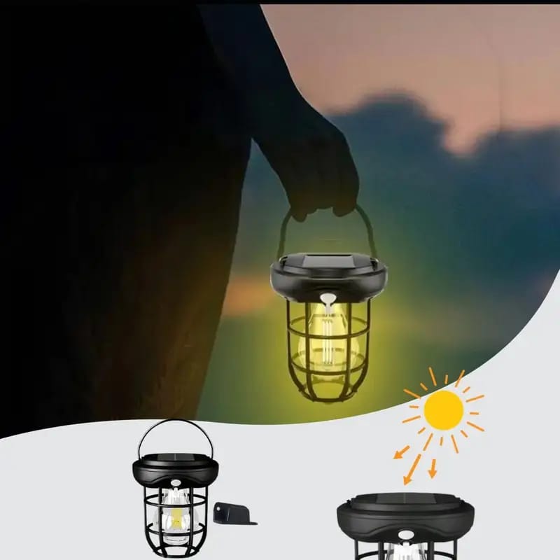 مصباح الحديقة و الممرات يعمل بالطاقه الشمسيه مع مستشعر حركه