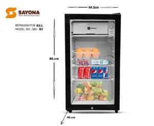 ثلاجة صغيرة SAYONA – طراز SBC-83