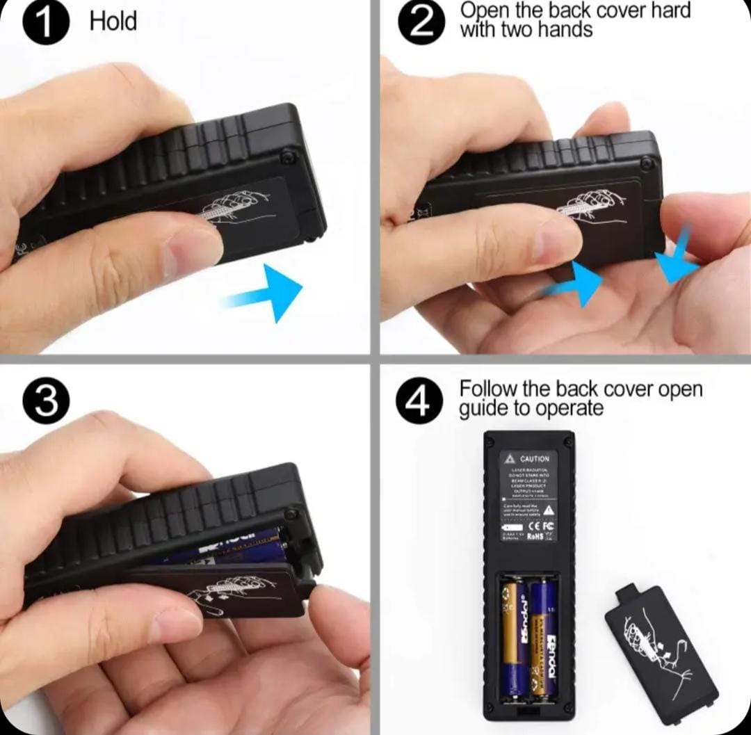 مقياس مسافة ليزر مع شاشة LCD