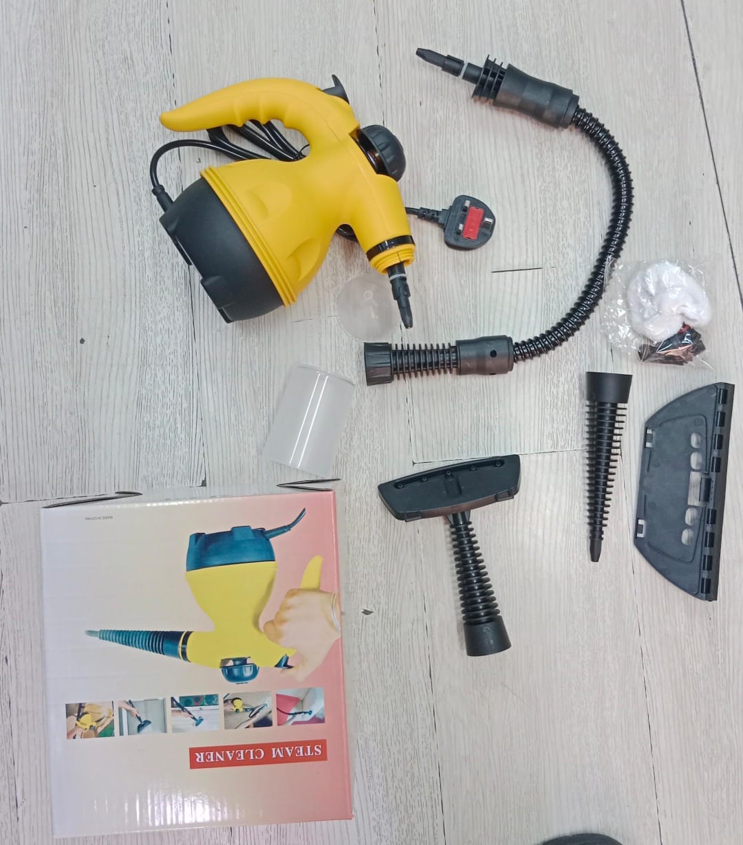 منظف بخار يعمل بالضغط، منظف بخار محمول بدرجة حرارة عالية مع أنبوب تمديد للمطبخ