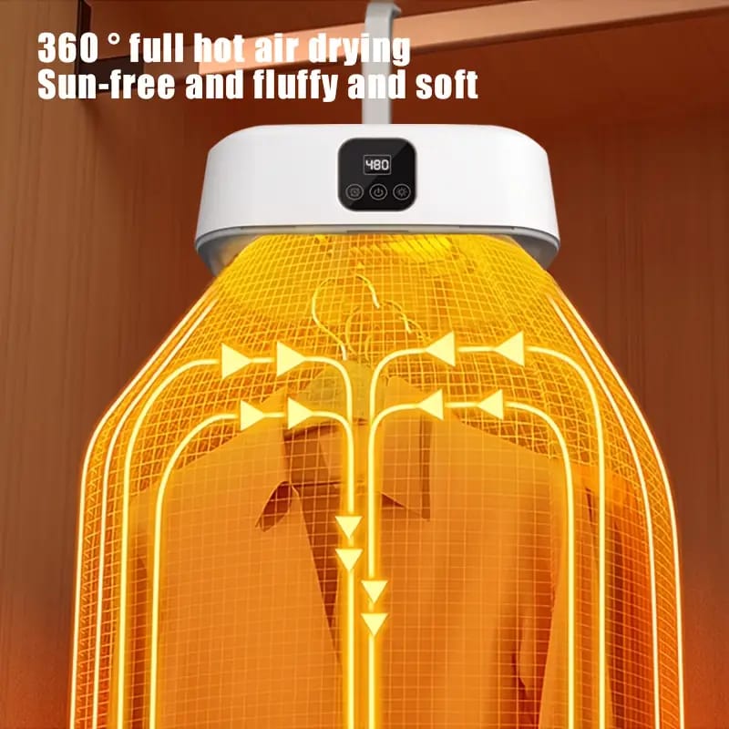 مجفف ملابس محمول وقابل للطي – 600 واط
