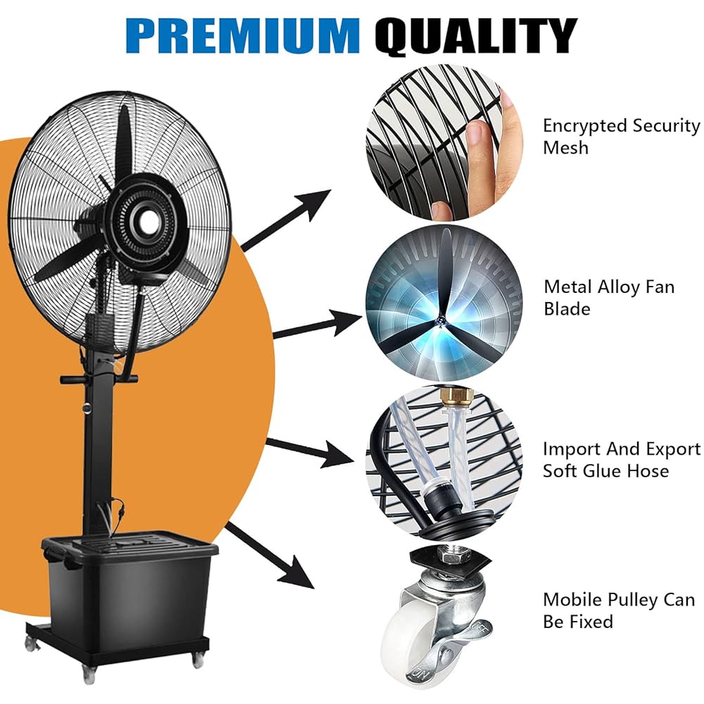 مروحة الضباب الصناعية