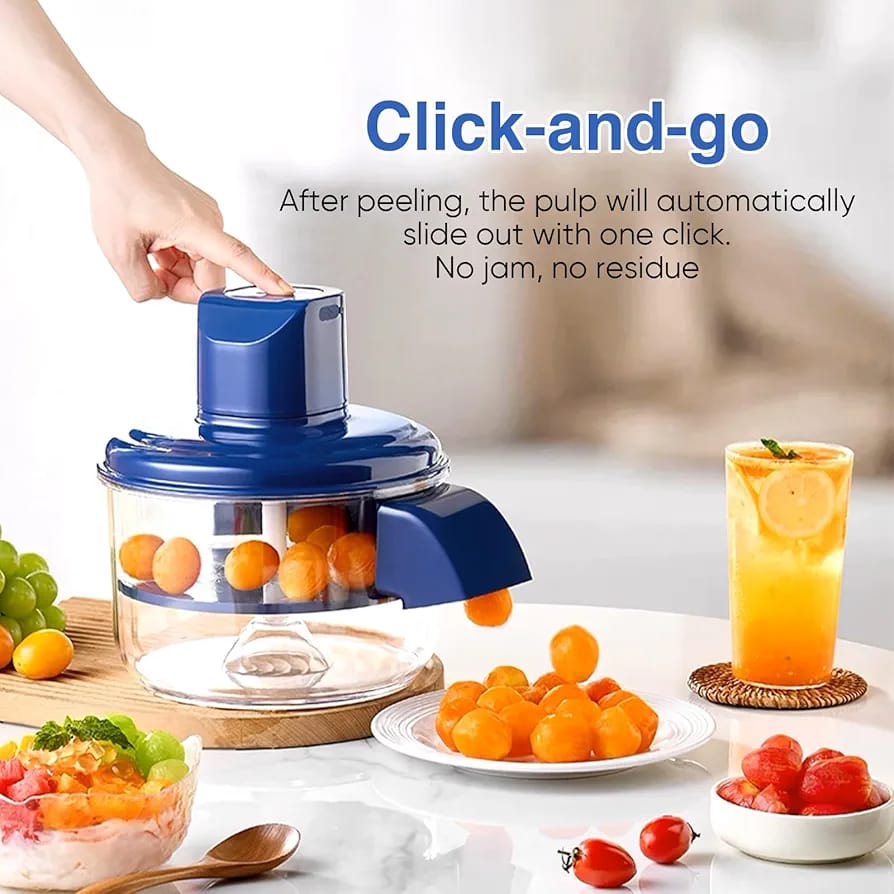 الة تقشير العنب الكهربائية، مقشرة ثوم الفاكهة الصغيرة الاوتوماتيكية، 5 قطع جاهزة قابلة لاعادة الشحن للمطبخ التجاري والمنزلي، فرشاة تنظيف الفجل متعددة الوظائف لملحقات الماكينة